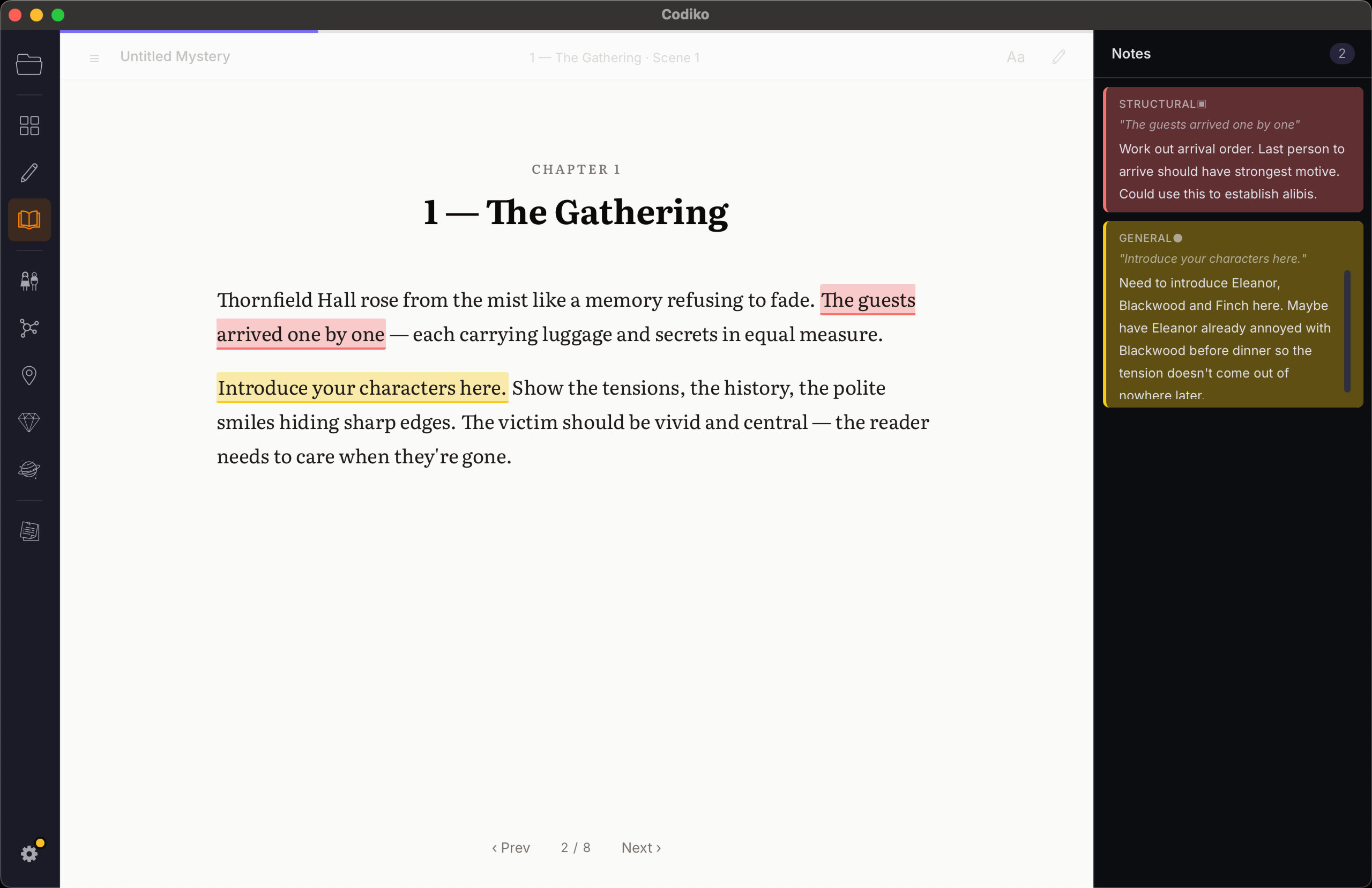 Codiko reader mode